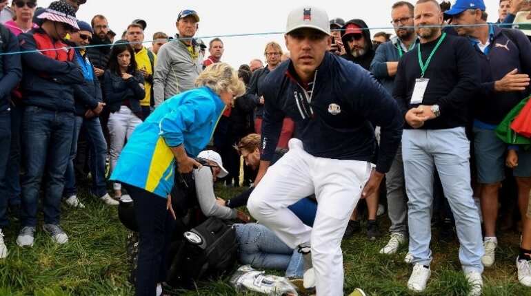 Ryder Cup spectator loses sight after being hit by Brooks Koepka drive Ryder Cup spectator loses sight after being hit by Brooks Koepka drive