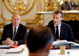 French interior minister resigns in face-off with Emmanuel Macron