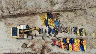 Mass grave with skeletal remains of over 150 people found in Sri Lanka