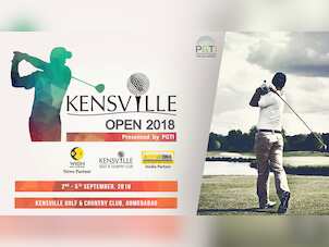 Kensville Open 2018 presented by PGTI underway in Ahmedabad