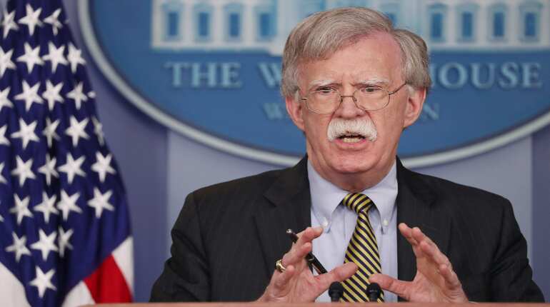 US security chief Bolton vows to 'squeeze' Iran