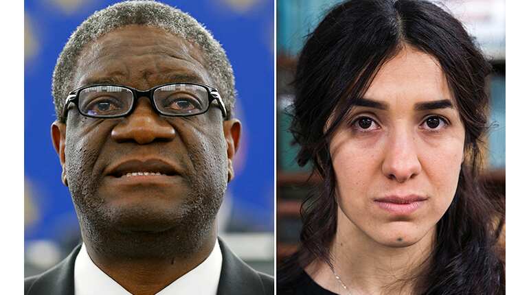Nobel Peace prize goes to Mukwege, Murad for work against sexual violence