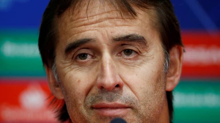 Real Madrid's coach Julen Lopetegui not fearing the sack