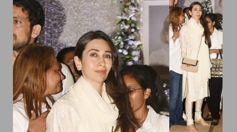 Prayer meeting for Krishna Raj Kapoor