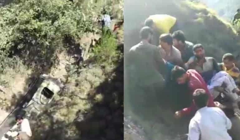 Jammu and Kashmir: 15 killed, 19 injured as minibus falls into gorge near Banihal