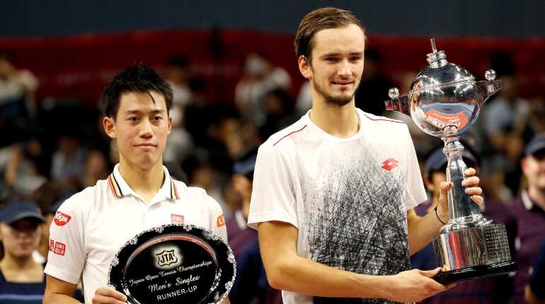 Daniil Medvedev shocks Nishikori to win Japan Open Daniil Medvedev shocks Nishikori to win Japan Open