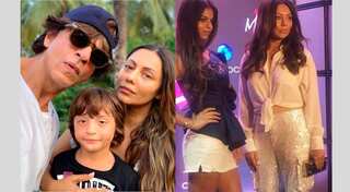 In pics: Gauri Khan shares sweet photos with Shah Rukh Khan and kids on her birthday