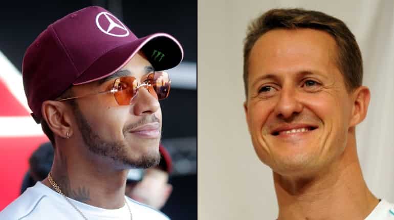Lewis Hamilton is stepping into Michael Schumacher territory Lewis Hamilton is stepping into Michael Schumacher territory