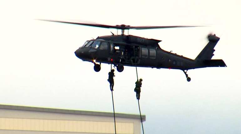 Taiwan armed forces conduct anti-invasion drill ahead of National Day celebration