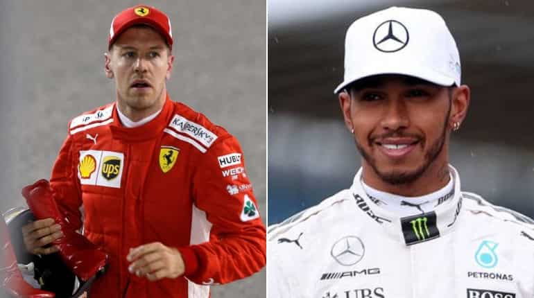 Motor Racing: Lewis Hamilton on pole in Brazil, Vettel alongside