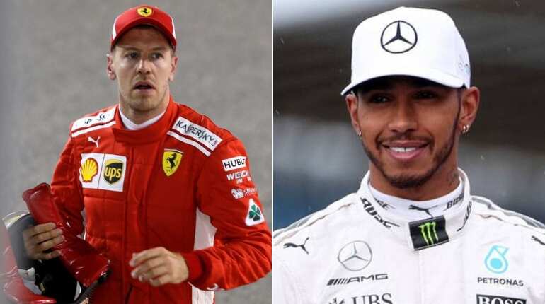 Motor Racing: Lewis Hamilton on pole in Brazil, Vettel alongside