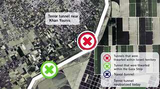 Watch: Israel says it has destroyed a Gaza attack tunnel
