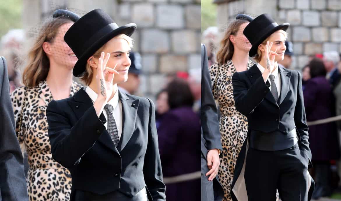Cara Delevingne at Royal Wedding
