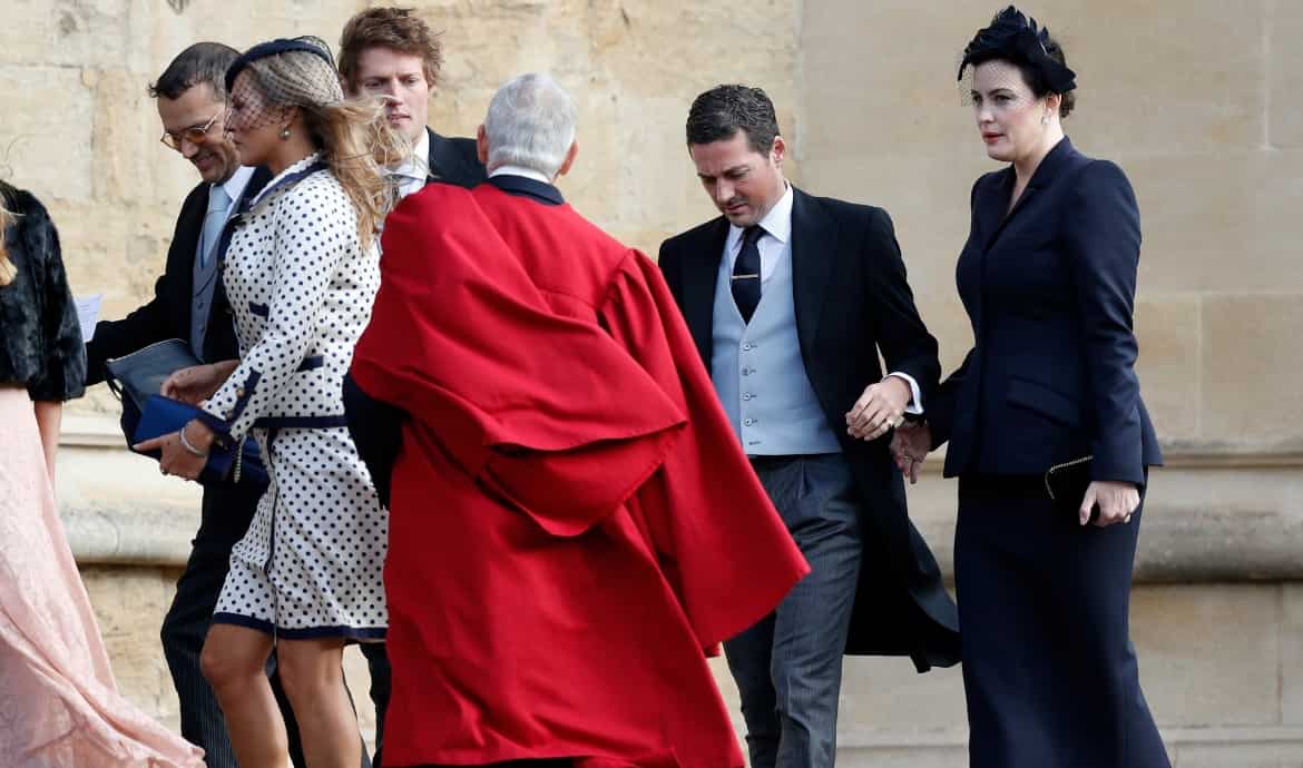 Celebrity guests at the wedding