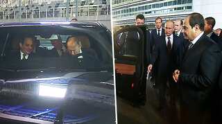 Watch: Putin gives President Sisi a ride around F-1 circuit in Sochi