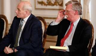 Two top Trump aides tangle outside Oval Office over immigration