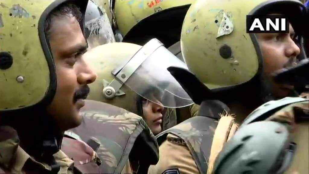Sabarimala row: Unidentified miscreants vandalise activist's house Sabarimala row: Unidentified miscreants vandalise activist's house