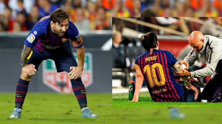 Messi suffers fractured arm that rules him out of El Clasico Messi suffers fractured arm that rules him out of El Clasico