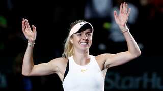 Flawless Svitolina eases past Kvitova in Singapore Open