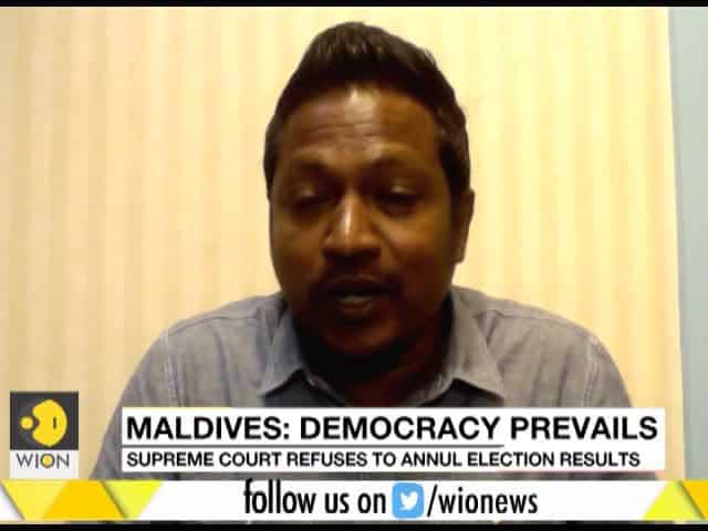 Wion speaks to Imthiyaz Fahmy on Maldives Presidential Poll Results
