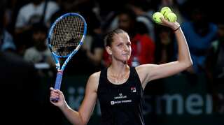 Pliskova revels in 'top win' over Wozniacki at WTA Finals