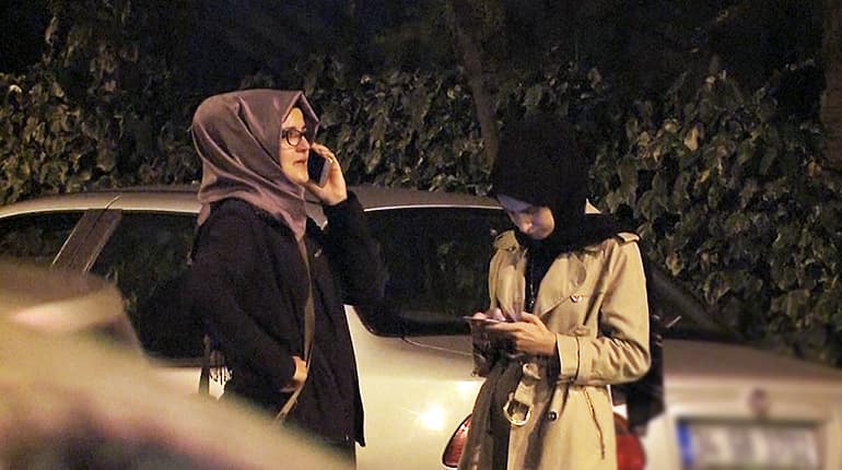 President Erdogan, Trump speak over the phone; Turkey puts Khashoggi's fiancee under police protection President Erdogan, Trump speak over the phone; Turkey puts Khashoggi's fiancee under police protection