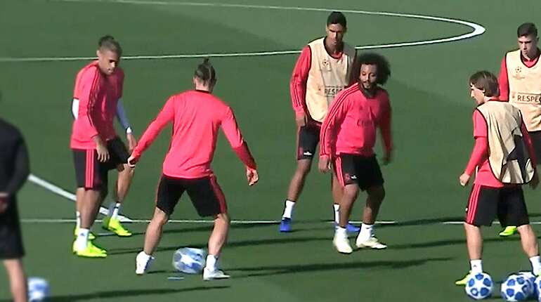 Real Madrid holds practice ahead of Champions League clash vs Viktoria Plzen