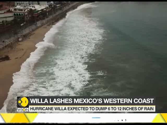Hurricane Willa makes landfall in Mexico