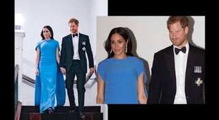 In photos: Meghan Markle stuns in blue gown with Prince Harry at an event in Fiji