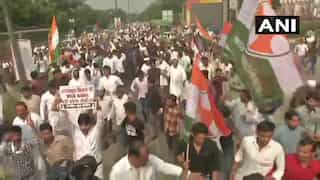 Watch: Rahul leads protest march to CBI headquarters