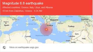 Greece jolted by 6.8 earthquake, 3 injured