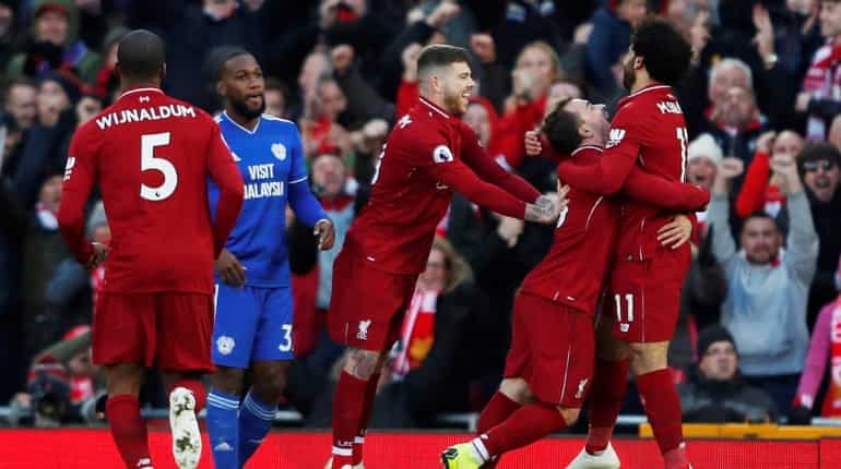 Sadio Mane, Mohamed Salah fire Liverpool top of Premier League Sadio Mane, Mohamed Salah fire Liverpool top of Premier League