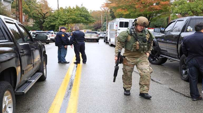 US: 11 dead after heavily-armed gunman attacks synagogue