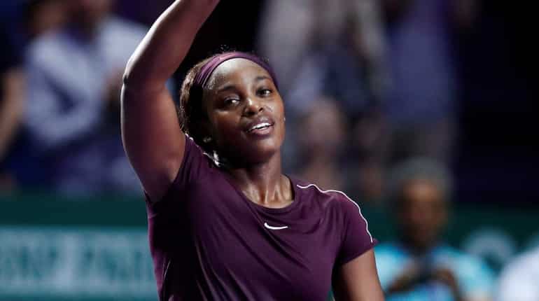 WTA Finals: Sloane Stephens thumps Karolina Pliskova, enters final WTA Finals: Sloane Stephens thumps Karolina Pliskova, enters final