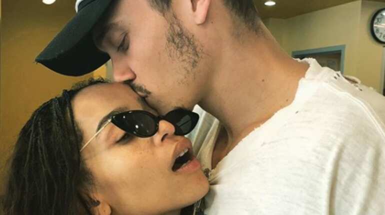 Zoe Kravitz and Karl Glusman get secretly engaged