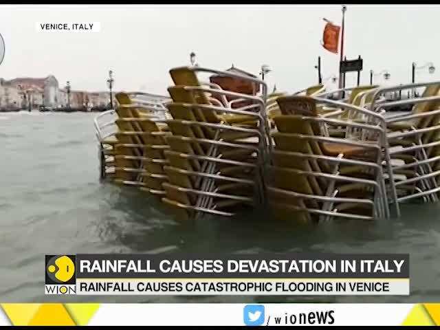 Heavy rains wreaks havoc in Italy; floods inundate 70% of Venice