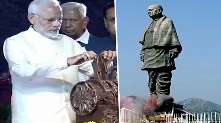 Inauguration of Sardar Vallabhbhai Patel's Statue of Unity by PM Modi in Gujarat