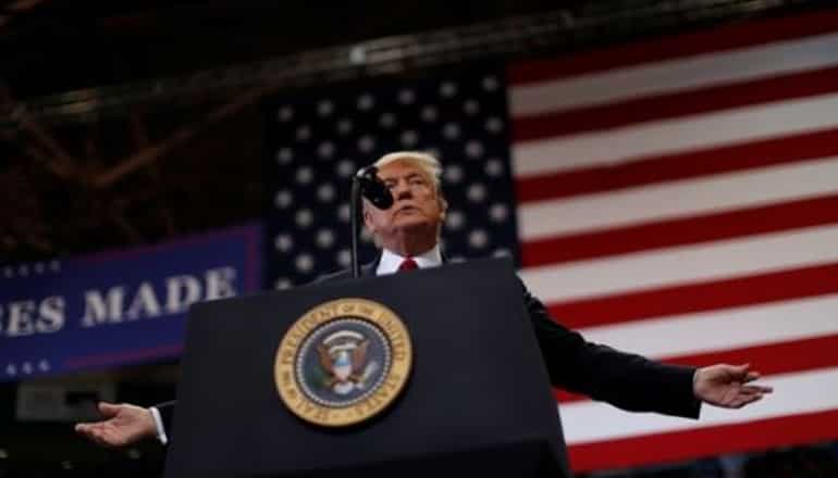 Trump says wants 'strong Europe', but more defence cost-sharing