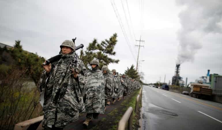 US, South Korea marines hold small-scale exercise ahead of North Korea talks US, South Korea marines hold small-scale exercise ahead of North Korea talks