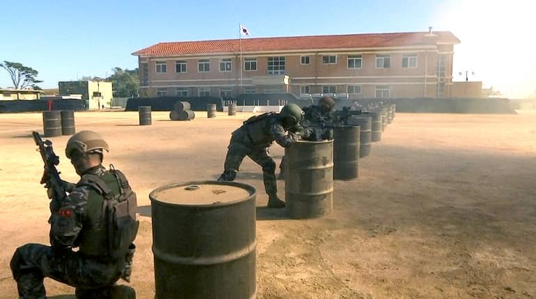 Small drills go ahead on South Korean island as two Koreas halt 'hostile' acts near border