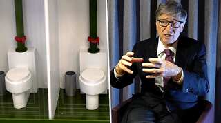 Watch: Poop in hand, Bill Gates backs China's toilet revolution