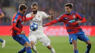 Karim Benzema scores twice as Real Madrid thrash Viktoria Plzen 5-0