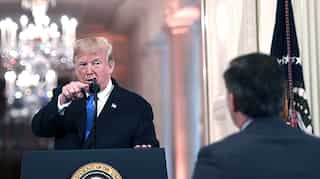 White House revokes CNN reporter's press pass after furious exchange with Trump