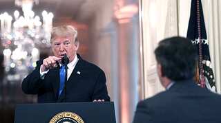 White House revokes CNN reporter's press pass after furious exchange with Trump