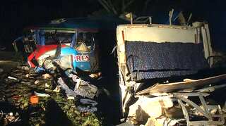 Video: At least 47 dead as two buses collide in Zimbabwe, says report