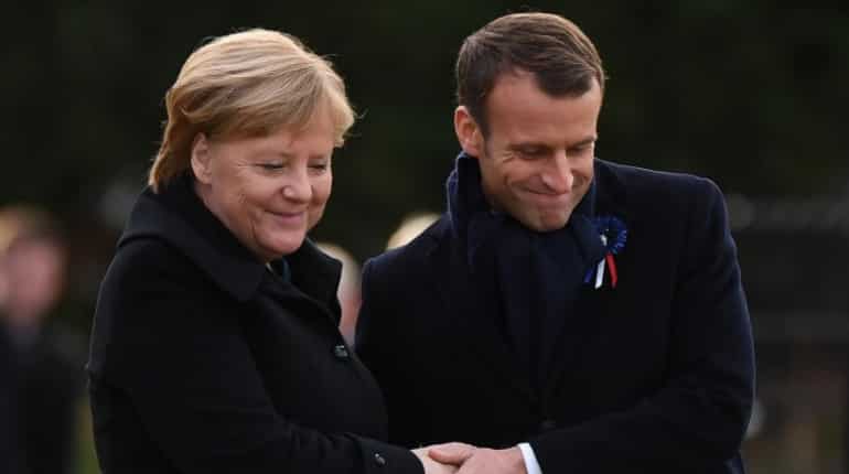 Macron and Merkel mark World War I armistice centenary Macron and Merkel mark World War I armistice centenary