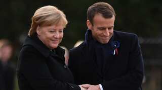 Macron and Merkel mark World War I armistice centenary