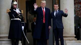 Trump, Macron agree on defence after 'insulting' European army spat