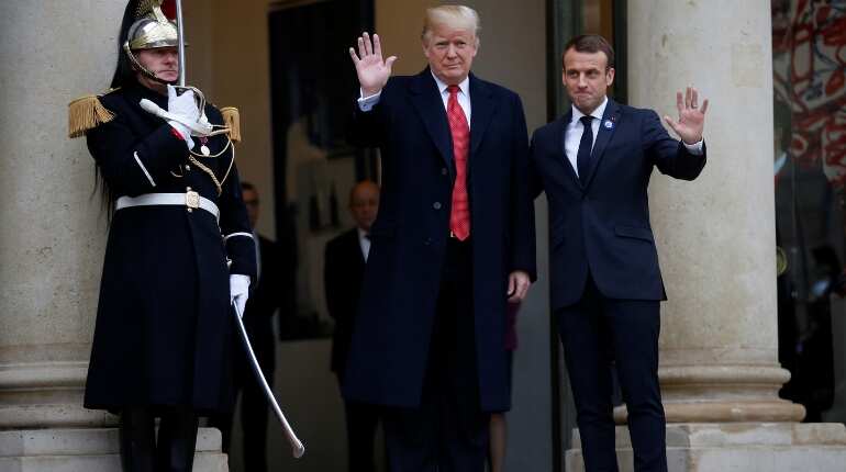 Trump criticises Macron again over European defense remarks