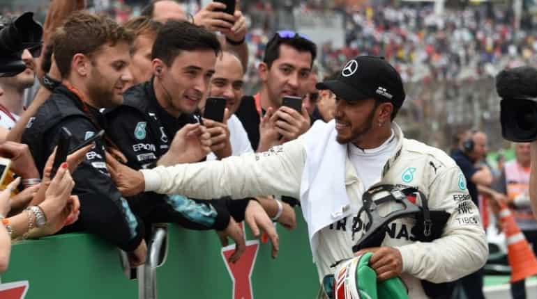 Lewis Hamilton wins nail-biting Brazilian GP, Mercedes take constructors